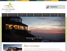 Tablet Screenshot of hotelsolsanjavier.com.ar